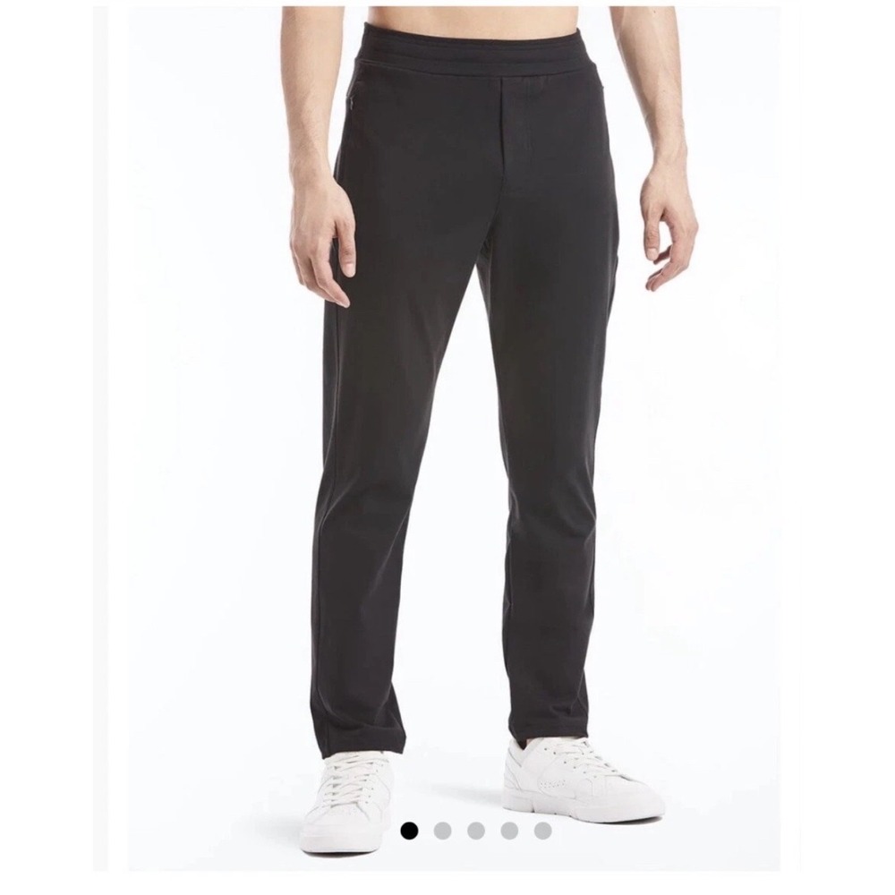 Public Rec All Day Every Day Pants 30/32 Black Tapered Athleisure Golf Travel